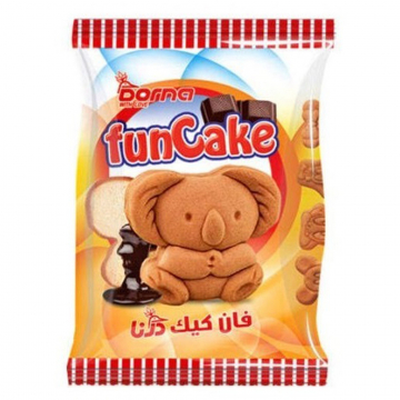 کیک با مغز شکلات فان کیک درنا 35 گرمی